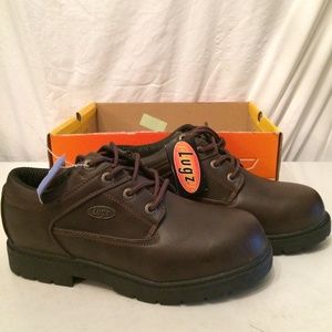 Lug brown xford mens shoes size 8.5M NEW